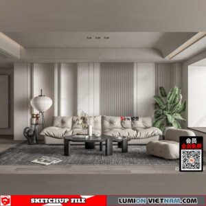 Living room - Sketchup Interior Models By Su84