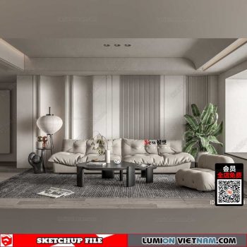 Living room - Sketchup Interior Models By Su84