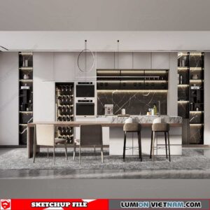 Dining room - Sketchup Interior Models By Su84