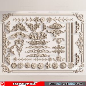 Classic Details - Sketchup Models By Dinh Thanh