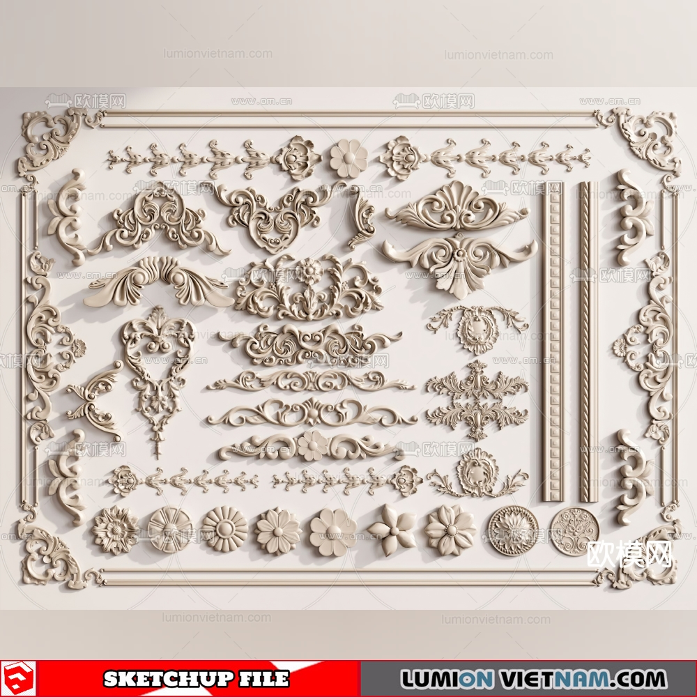 220828 Classic Details (2) Sketchup Models