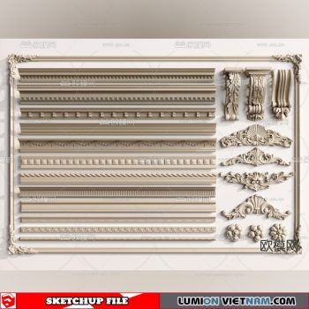 Classic Details - Sketchup Models By Dinh Thanh