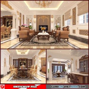 Sketchup Interior Model By Phan Van Chau