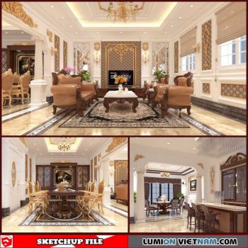 Sketchup Interior Model By Phan Van Chau