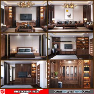 Sketchup Interior Scene By Xuan Khanh