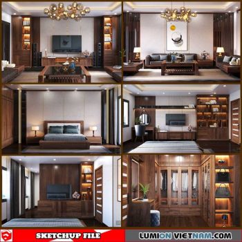 Sketchup Interior Scene By Xuan Khanh