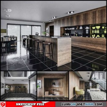 Sketchup Interior Scene By Long Bup