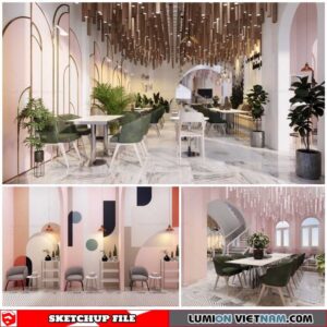 Sketchup Interior Scene By Phong Tran