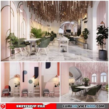 Sketchup Interior Scene By Phong Tran