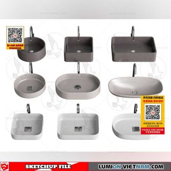 Washbasin - Sketchup Models By Su84