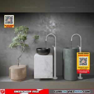 Washbasin - Sketchup Models By Su84