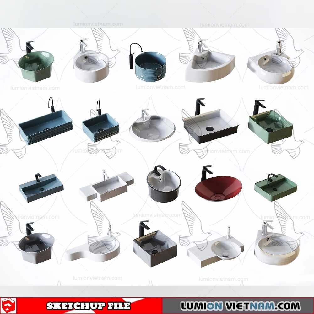 221009-Washbasin-(15)-Sketchup-Models