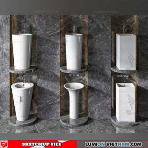 Washbasin - Sketchup Models By Su84