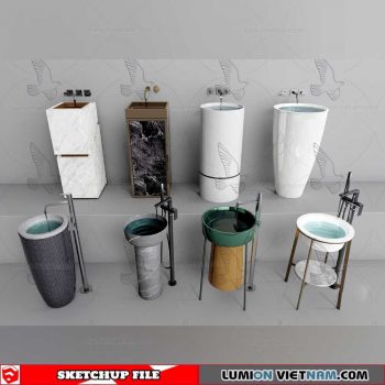 Washbasin - Sketchup Models By Su84