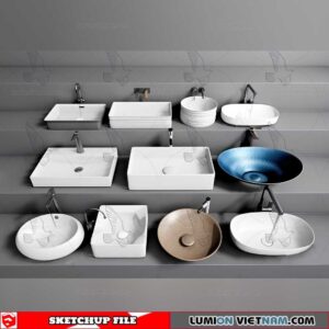 Washbasin - Sketchup Models By Su84