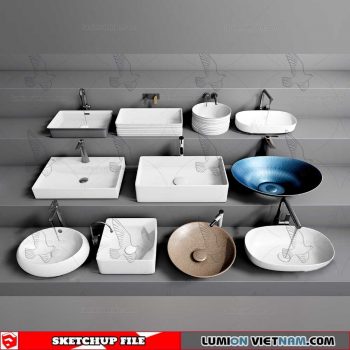 Washbasin - Sketchup Models By Su84