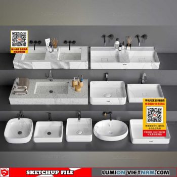 Washbasin - Sketchup Models By Su84
