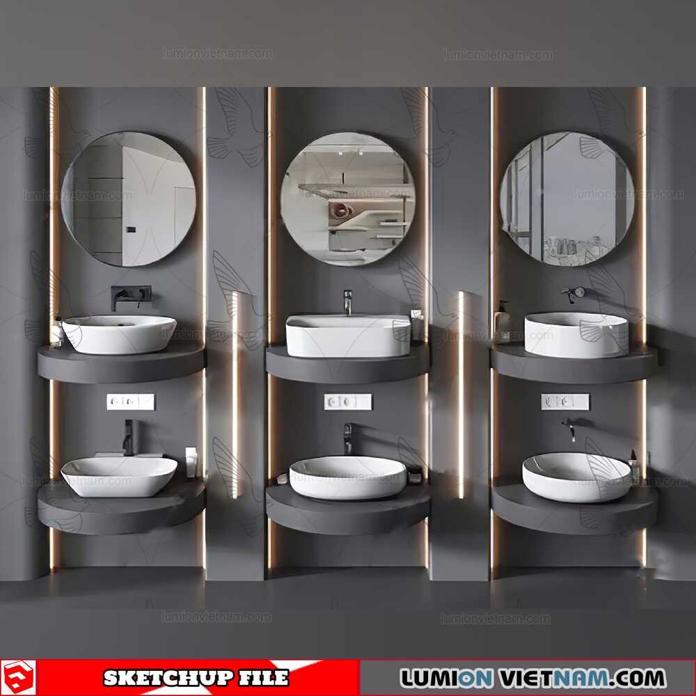 221009-Washbasin-(20)-Sketchup-Models