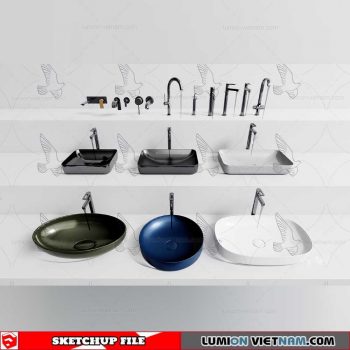 Washbasin - Sketchup Models By Su84