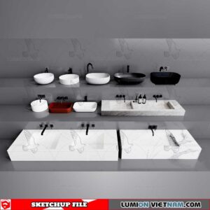 Washbasin - Sketchup Models By Su84