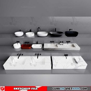 Washbasin - Sketchup Models By Su84