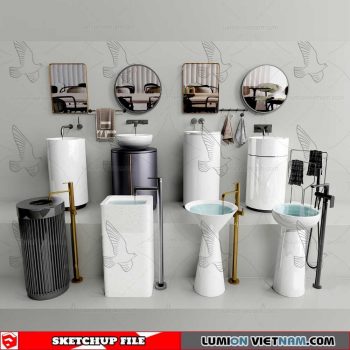 Washbasin - Sketchup Models By Su84