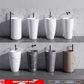Washbasin - Sketchup Models By Su84
