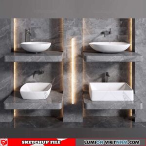 Washbasin - Sketchup Models By Su84