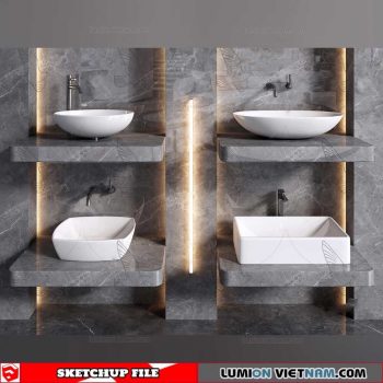 Washbasin - Sketchup Models By Su84