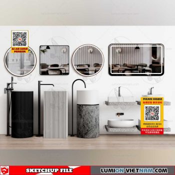 Washbasin - Sketchup Models By Su84