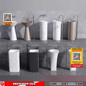 Washbasin - Sketchup Models By Su84