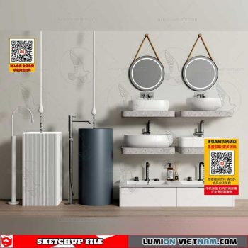 Washbasin - Sketchup Models By Su84