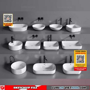 Washbasin - Sketchup Models By Su84