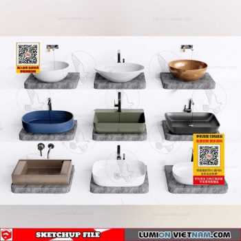 Washbasin - Sketchup Models By Su84