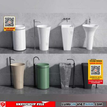 Washbasin - Sketchup Models By Su84