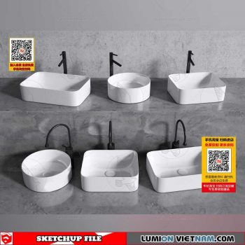 Washbasin - Sketchup Models By Su84