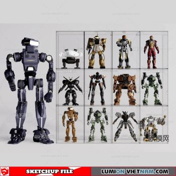Robot Toys - Sketchup Models