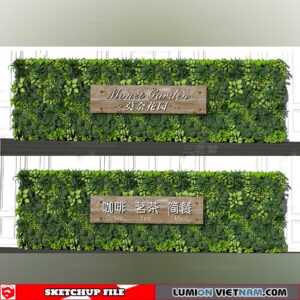 Plant Wall - Sketchup Models By Dinh Thanh