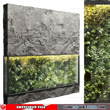 Plant Wall - Sketchup Models By Dinh Thanh