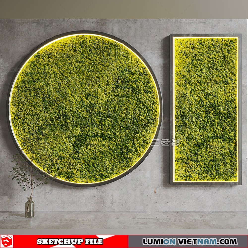 221121 Plant Wall (12) Sketchup Models