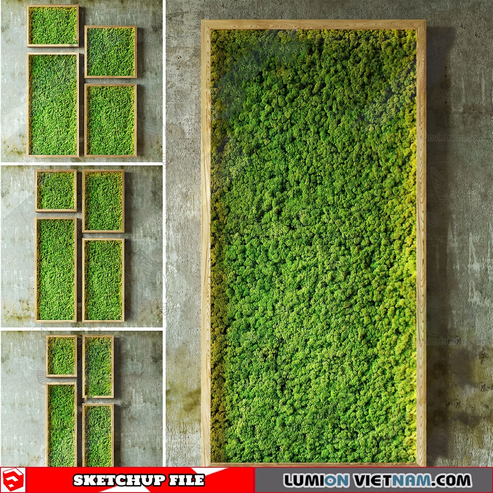 221121 Plant Wall (13) Sketchup Models