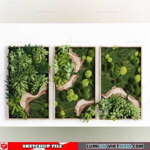 Plant Wall - Sketchup Models By Dinh Thanh
