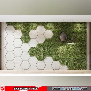 Plant Wall - Sketchup Models By Dinh Thanh