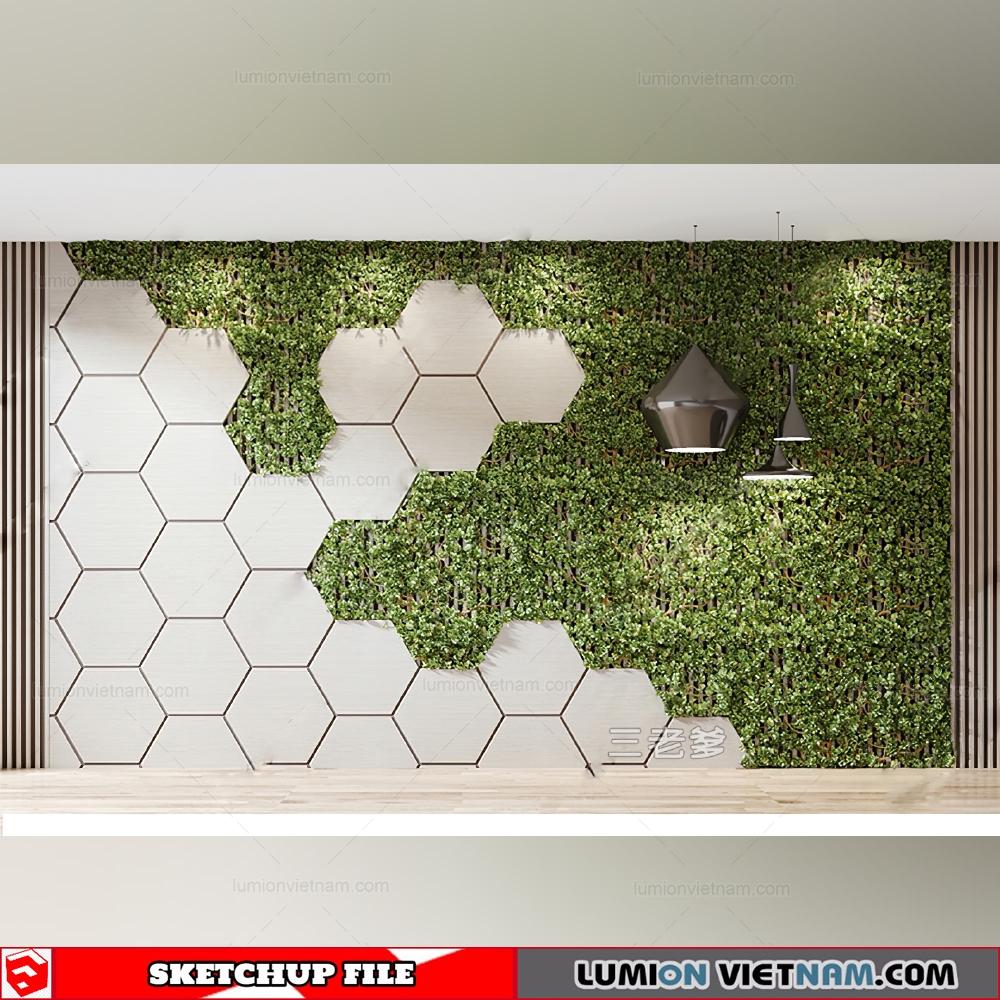 221121 Plant Wall (4) Sketchup Models