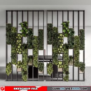 Plant Wall - Sketchup Models By Dinh Thanh
