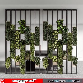 Plant Wall - Sketchup Models By Dinh Thanh