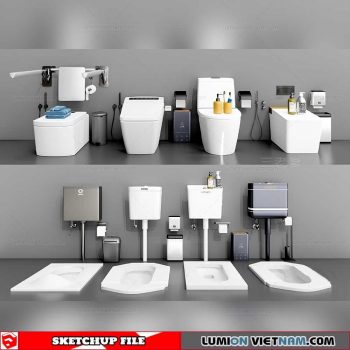 Bathroom Appliances - Sketchup Models By 3dmodels