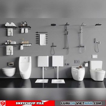 Bathroom Appliances - Sketchup Models By 3dmodels