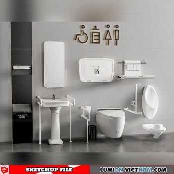 Bathroom Appliances - Sketchup Models By 3dmodels