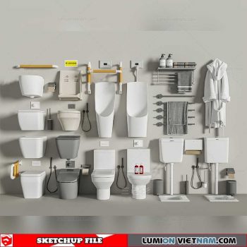 Bathroom Appliances - Sketchup Models By 3dmodels